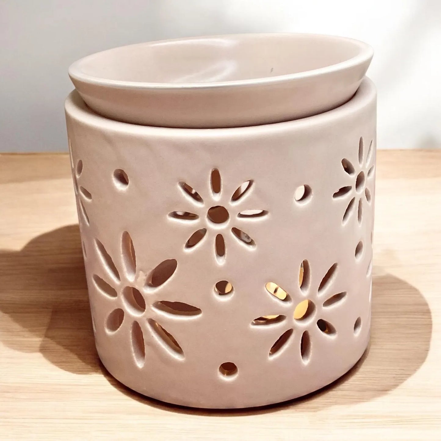 WAX BURNER DAISY CUT OUT - PINK